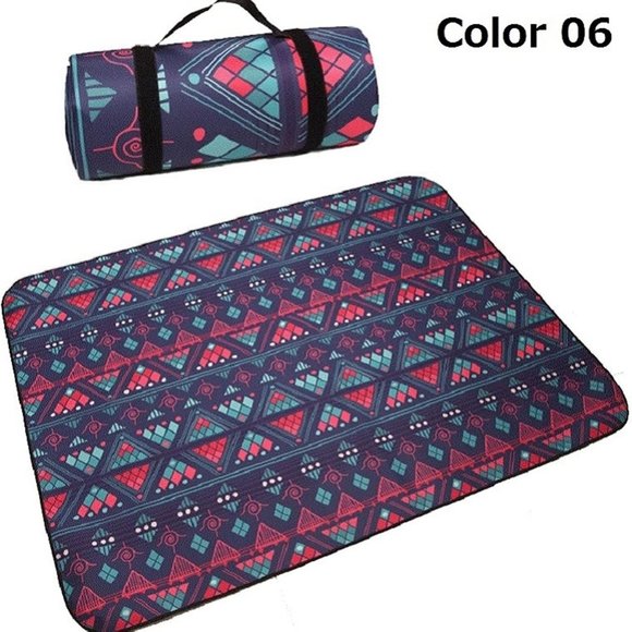 Authentic Store Outdoor Camping Mat Fashion Nation Style Printed Thickened - Picture 9 of 14